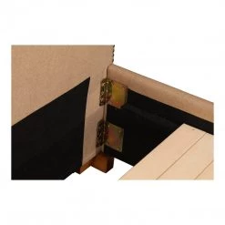 Moe's Zale Bed Oatmeal Bedroom