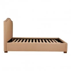 Moe's Zale Bed Oatmeal Bedroom