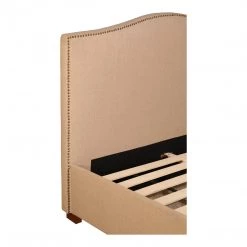 Moe's Zale Bed Oatmeal Bedroom