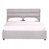 Moe's Take King Bed Light Grey Bedroom
