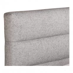 Moe's Take King Bed Light Grey Bedroom