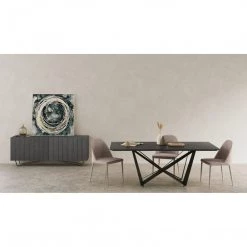 Moe's Dining Room Brolio Dining Table Charcoal