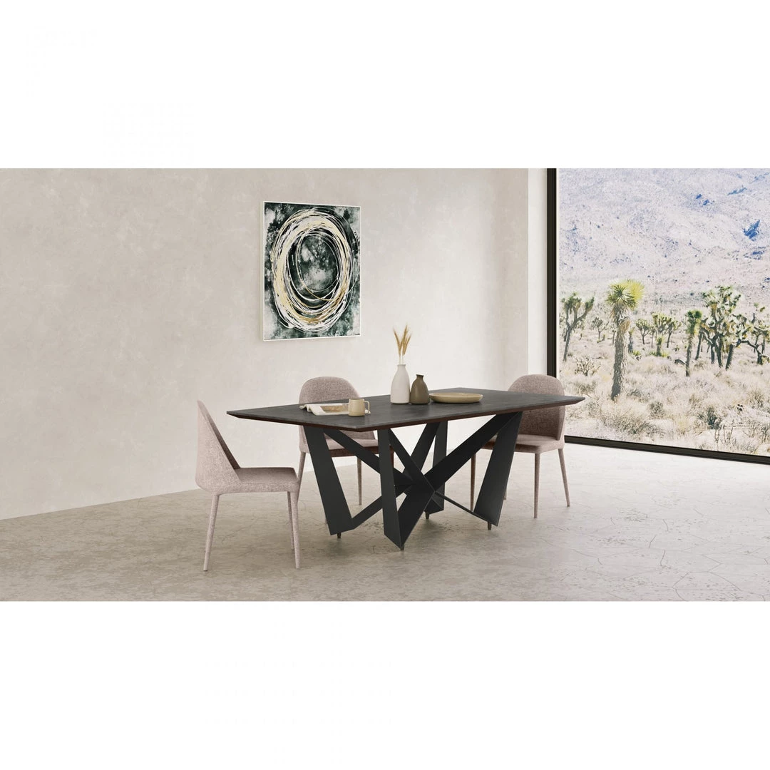 Moe's Dining Room Brolio Dining Table Charcoal