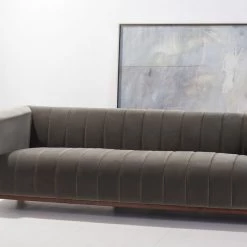 Safavieh Living Room Dixie Channel Tufted Sofa