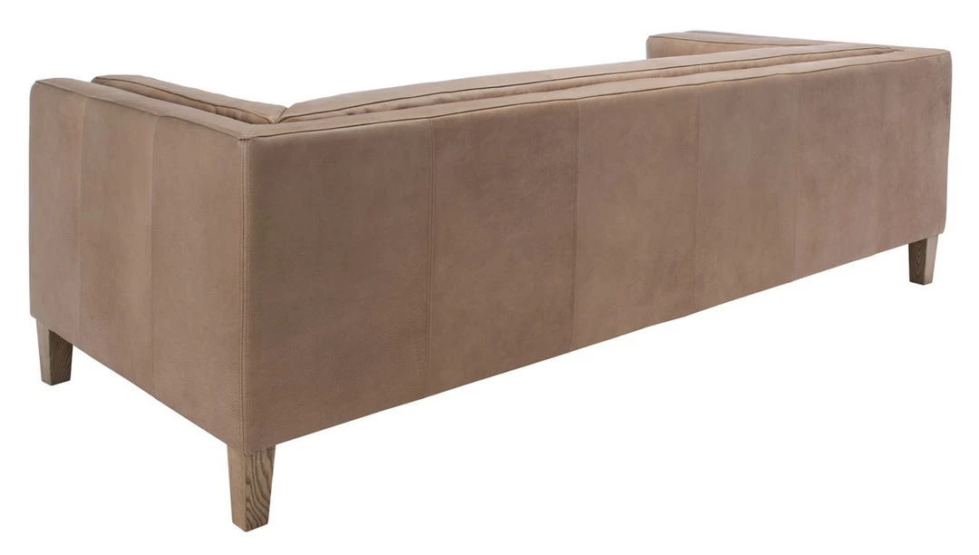 Safavieh Bernadette Leather Sofa Living Room