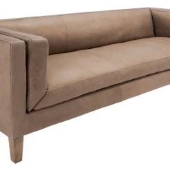 Safavieh Bernadette Leather Sofa Living Room
