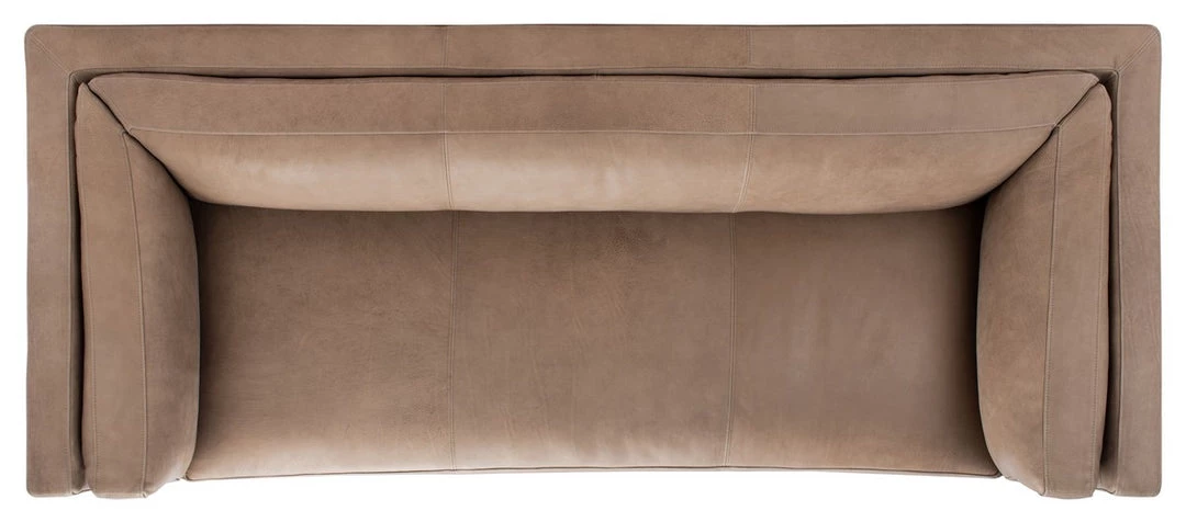 Safavieh Bernadette Leather Sofa Living Room