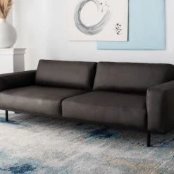 Safavieh Living Room Elyssa Leather Sofa
