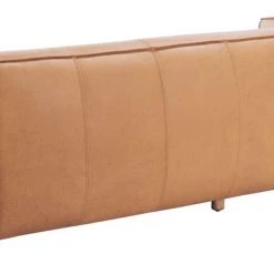 Safavieh Grover Leather Sofa By Hollywood Glam