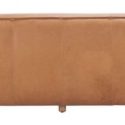 Safavieh Grover Leather Sofa By Hollywood Glam