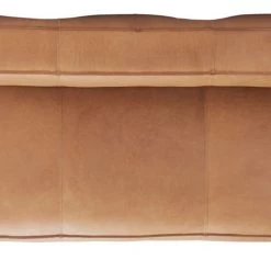 Safavieh Grover Leather Sofa By Hollywood Glam