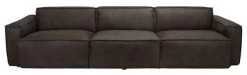 Safavieh Living Room Elessia 3 Seater Leather Sofa