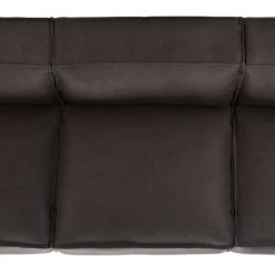 Safavieh Living Room Elessia 3 Seater Leather Sofa