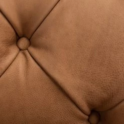 Safavieh Andres Leather Chesterfield Sofa Living Room