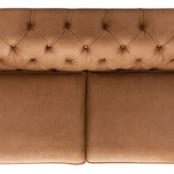 Safavieh Andres Leather Chesterfield Sofa Living Room