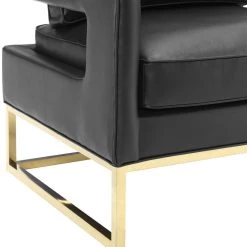 TOV Living Room Avery Leather Chair