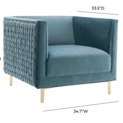 TOV Living Room Sal Woven Chair