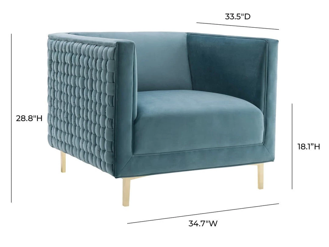 TOV Living Room Sal Woven Chair