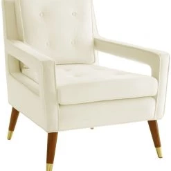TOV Living Room Draper Velvet Chair