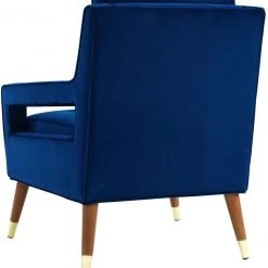TOV Living Room Draper Velvet Chair