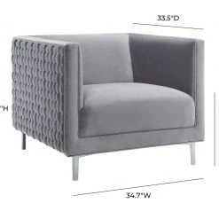 TOV Living Room Sal Woven Chair