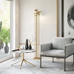 TOV Canton Velvet Chair Living Room