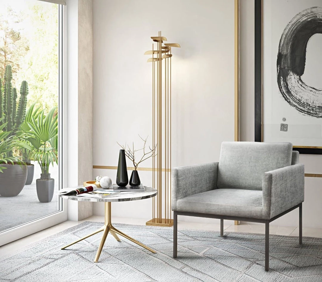 TOV Canton Velvet Chair Living Room