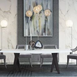 TOV Tiffany Velvet Chair Dining Room