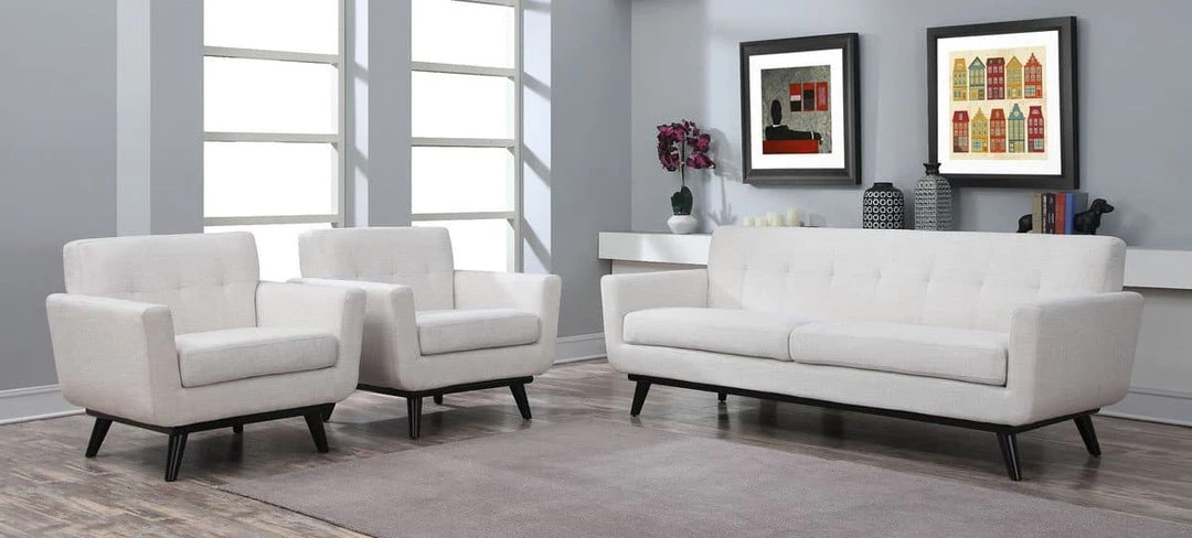 TOV Living Room James Linen Chair