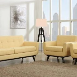 TOV Living Room James Linen Chair