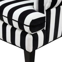 TOV Living Room Paris Velvet Wingback Chair