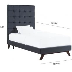 TOV Eden Velvet Bed