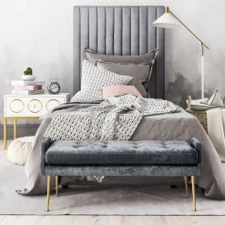 TOV Arabelle Velvet Bed