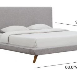 TOV Nixon Linen Bed Bedroom