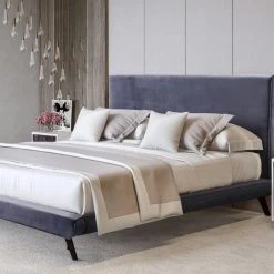 TOV Nixon Linen Bed Bedroom
