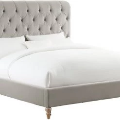 TOV Putnam Grey Velvet Bedroom