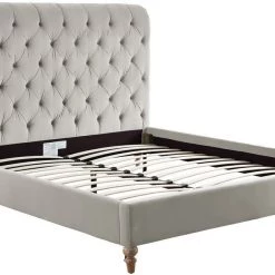 TOV Putnam Grey Velvet Bedroom