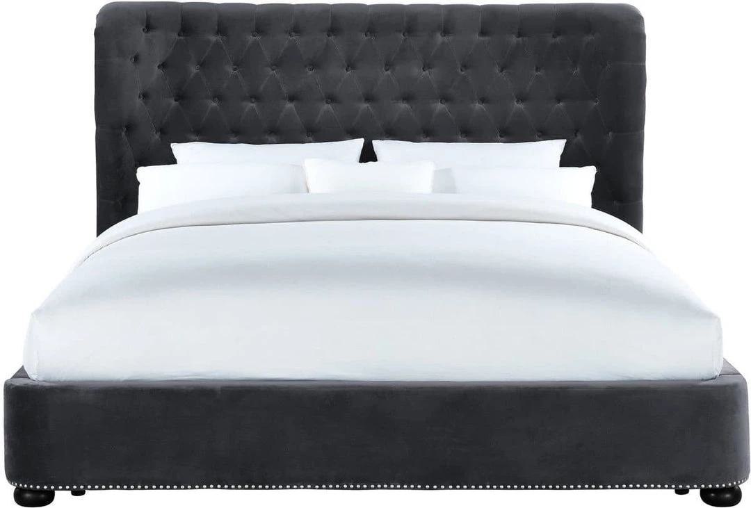 TOV Bedroom Finley Velvet Bed