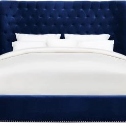 TOV Bedroom Finley Velvet Bed