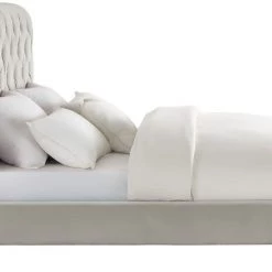 TOV Putnam Grey Velvet Bedroom