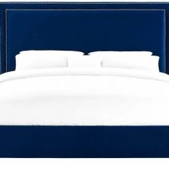 TOV Reed Navy Velvet Bed