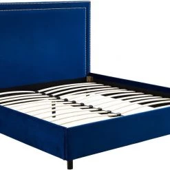 TOV Reed Navy Velvet Bed