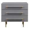TOV Trident Grey Nightstand Bedroom