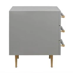 TOV Trident Grey Nightstand Bedroom
