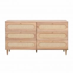 TOV Carmen Cane 6 Drawer Dresser Bedroom