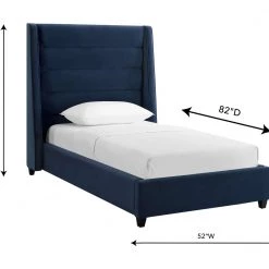 TOV Koah Velvet Bed