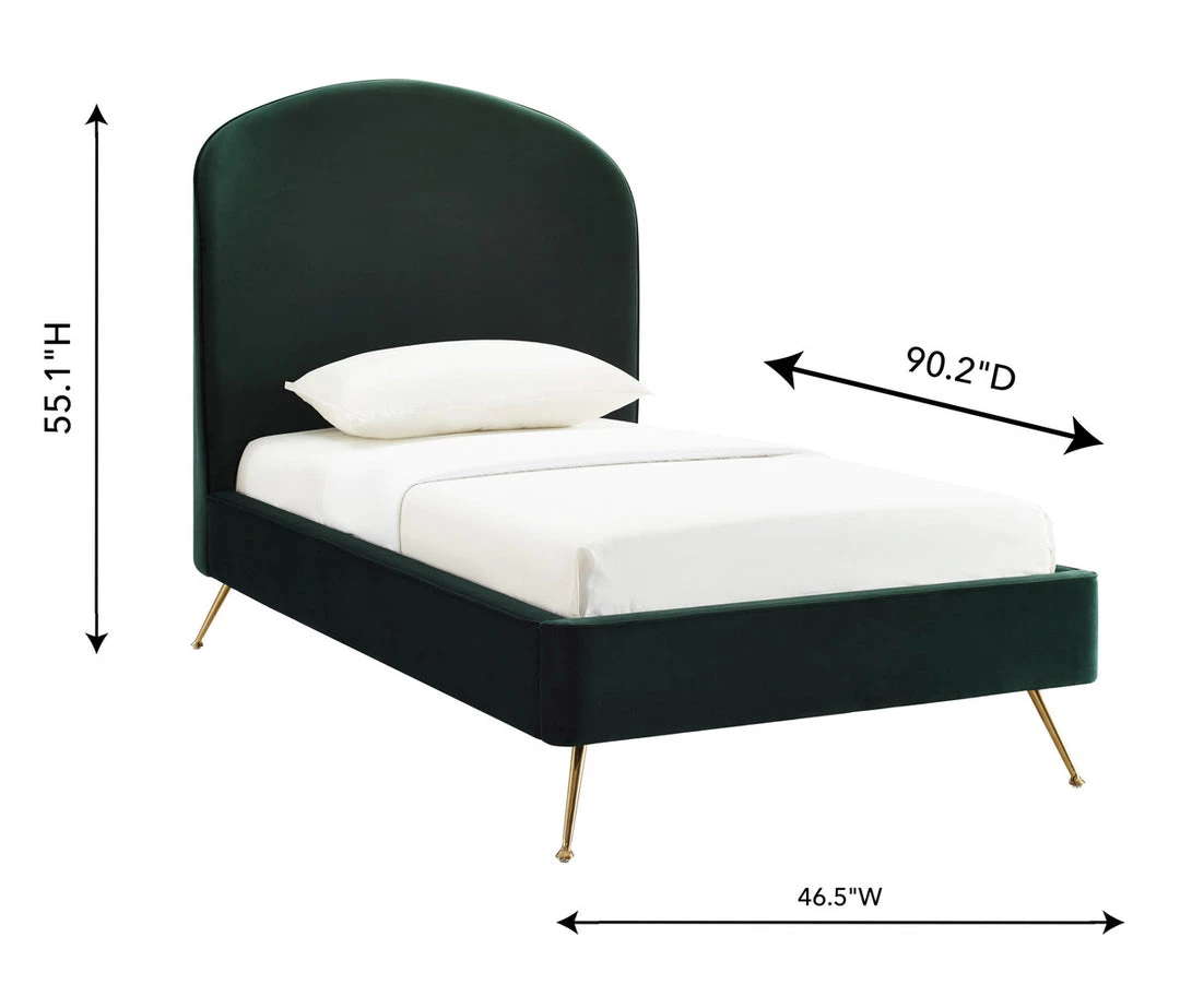 TOV Vivi Velvet Bed Bedroom