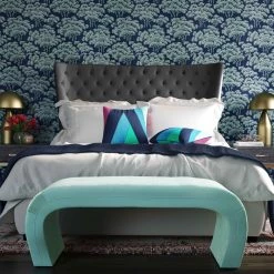 TOV Sassy Velvet Bed Bedroom