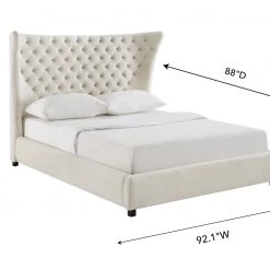 TOV Sassy Velvet Bed Bedroom