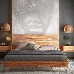 TOV Bedroom Bushwick Wooden Bed